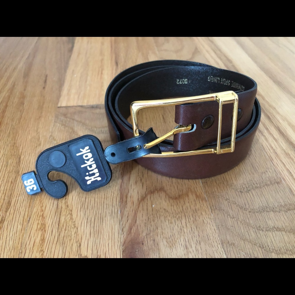 NWT Men’s leather belt. Size 36